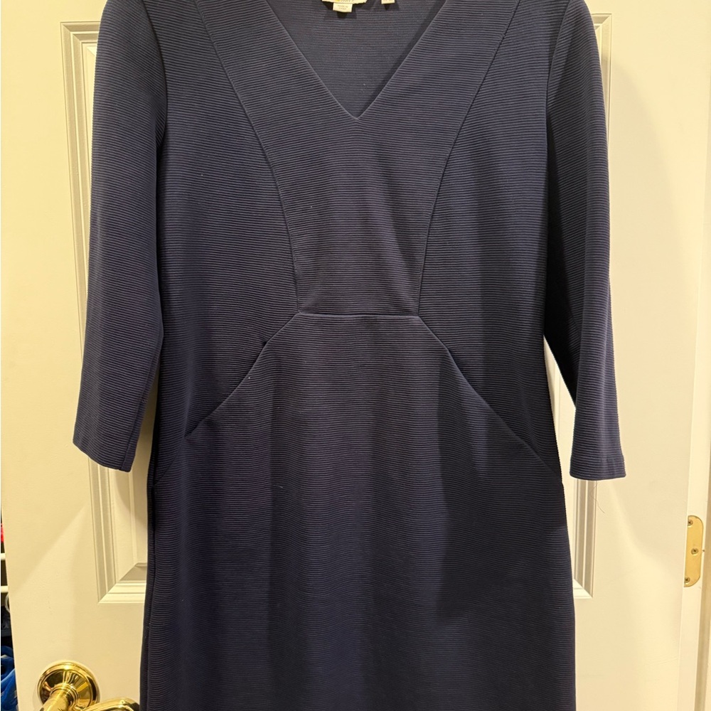 Boden Dark Blue Long Sleeve Dress